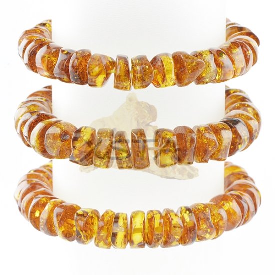 Wholesale dark cognac amber bracelet